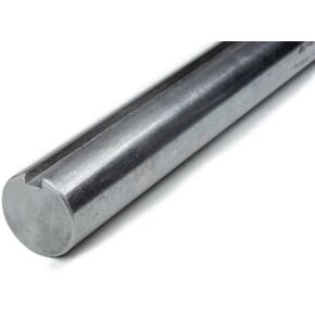 1" Precision Cut Keyed Shaft C1018 Cold Drawn Steel Shafting; 3 Foot Long Round Bar in Saudi Arabia