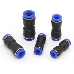 Plastic Connector PU 4mm 6mm 8mm 10mm For Air Water Hose Tube Push In Straight Gas Quick Connection 5Pcs(PU8) in Saudi Arabia