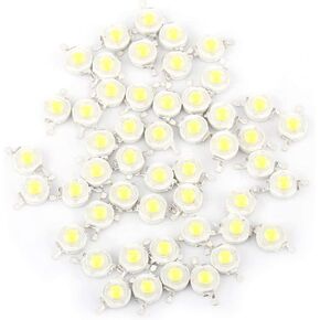 LED Beads,50PCS 1W Highlight High Power SMD Beads Imitation Light Emitting Diode Chips for DIY Lighting Fixtures Patio Decoration(Cool White) in Saudi Arabia