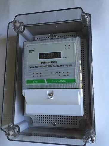DAE P153-200 KIT, UL kWh Smart Submeter, 1 phase 3 wire (2 hot wire, 1 neutral), 200A, 120/240v, 2 Split Core CTs, RS485 in Kuwait