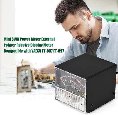 Mini SWR Power Meter External Meter er Wattmeter Receive Display Meter Compatible with YAESU FT-857 FT-897 in Kuwait