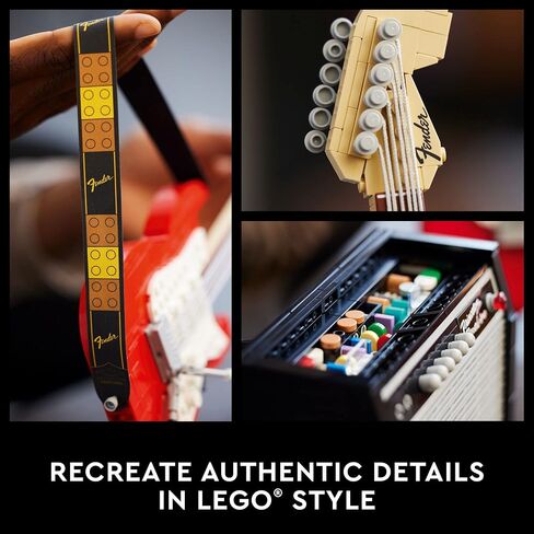 LEGO Ideas Fender Stratocaster 21329 Building Kit; Cool Gift Idea for Guitar Players and Music Lovers (1,074 Pieces) in Saudi Arabia