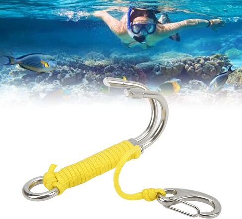 Scuba Diving Reef Double Hook, Reef Hooks, Stainless Steel Double Reef Hook, Sturdy Stable Resistant Hooks, Drift Hook, Scuba Diving Dual Stainless Steel Hook with Line in Saudi Arabia