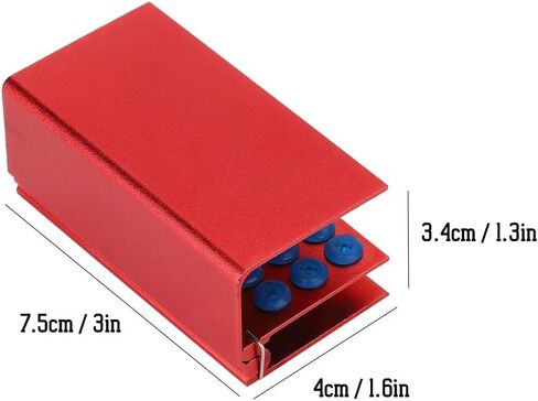 Dental Burs Block Holder, 24 Holes Aluminium Alloy Disinfection Box Dental Burs Holder Autoclavable Dentist Tool in Saudi Arabia