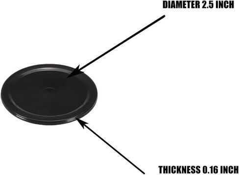 Air Hockey Pushers, Air Hockey Pucks and Air Hockey Paddles, Goal Handles Paddles Replacement Accessories for Game Tables (2Pushers, 4Pucks) in Kuwait
