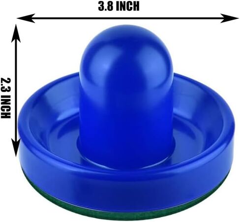 Air Hockey Pushers, Air Hockey Pucks and Air Hockey Paddles, Goal Handles Paddles Replacement Accessories for Game Tables (2Pushers, 4Pucks) in Kuwait