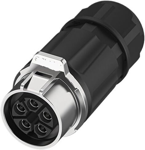 Female crimping power waterproof connector EW-LP28 3/5 core energy vehicle waterproof docking(EW-LP24L-5+1P 32A) in Saudi Arabia