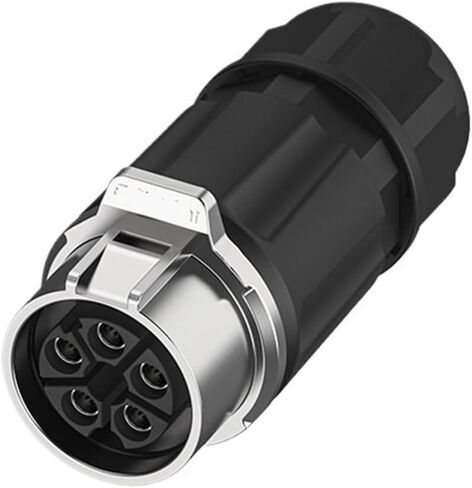 Female crimping power waterproof connector EW-LP28 3/5 core energy vehicle waterproof docking(EW-LP24L-5+1P 32A) in Saudi Arabia