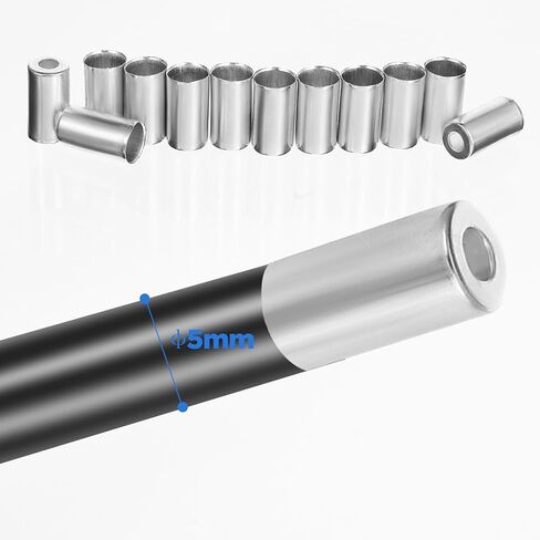 100 pcs 5mm دراجة الكابل الفرامل السكن Ferrule Caps Cable Cable End Crimps Caps دراجة SHIFTER SIRCHER BIKE in Saudi Arabia