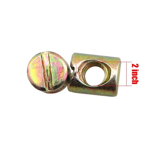 20pcs قطعة واحدة من المكسرات مطرقة مقشر m6 برميل المكسرات الصليب صليب دبوس مصوّع مصنوع من السرير بطابقين الاستبدال الأجهزة m6x10mmx13mm كرسي السرير المستخدم in Kuwait