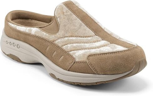 Easy Spirit Women's Traveltime675 Mule, Dark Grey Suede Multi, 8 X-Wide in Saudi Arabia