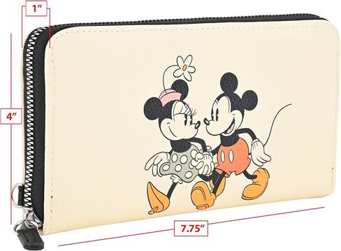Disney Minnie Mouse Wallet Women - Pu Leather Wristlet Worlets for Women - Mickey Mouse Minnie Mouse Wristlet Wallet in Kuwait