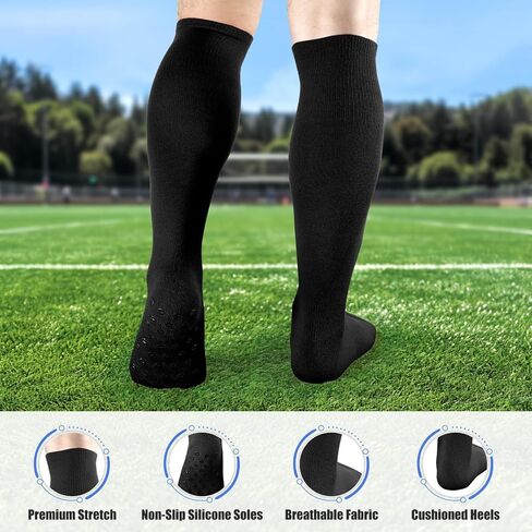 JASGOOD Grip Soccer Socks Baseball Belt Set Non-Slip Football Softball Baseball Sock for Men Women Basketball Grip Sport Sock in Saudi Arabia
