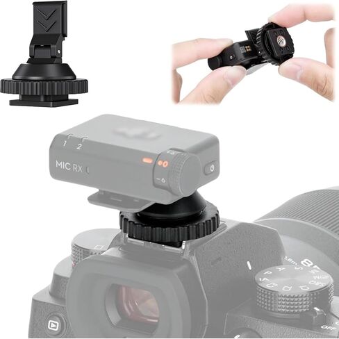 محول جبل حذاء بارد JJC لـ DJI MIC Mini مع 1/4 "-20 ، دائمة ABS ABOL ADAPTER ADAPTER ANGLE ALGLE ALGELOSE ، إكسسوارات الأحذية الساخنة لتسجيل فيديو DSLR Camera ، وليس لـ DJI MIC 1/2 in Saudi Arabia