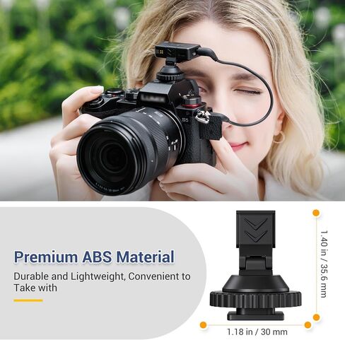 محول جبل حذاء بارد JJC لـ DJI MIC Mini مع 1/4 "-20 ، دائمة ABS ABOL ADAPTER ADAPTER ANGLE ALGLE ALGELOSE ، إكسسوارات الأحذية الساخنة لتسجيل فيديو DSLR Camera ، وليس لـ DJI MIC 1/2 in Saudi Arabia
