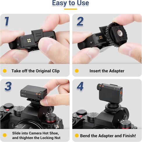 محول جبل حذاء بارد JJC لـ DJI MIC Mini مع 1/4 "-20 ، دائمة ABS ABOL ADAPTER ADAPTER ANGLE ALGLE ALGELOSE ، إكسسوارات الأحذية الساخنة لتسجيل فيديو DSLR Camera ، وليس لـ DJI MIC 1/2 in Saudi Arabia