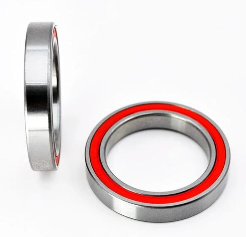 Hybrid Ceramic Ball Bearing 6806 2RS, 30x42x7mm, Chrome Steel with Silicon Nitride Balls, Rubber-Sealed (2Pcs) in Saudi Arabia