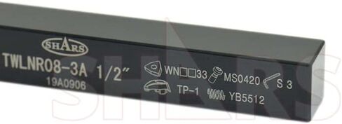 Shars 1/2" Indexable Turning Tool Holder RH TWLN T-Type Clamp for WNMG Inserts 404-7847 P] in Saudi Arabia