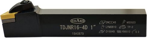 Shars 1" Indexable Tool Holder Right Hand TDJN T-Type Clamp for DNMG Insert 404-7863 in Saudi Arabia