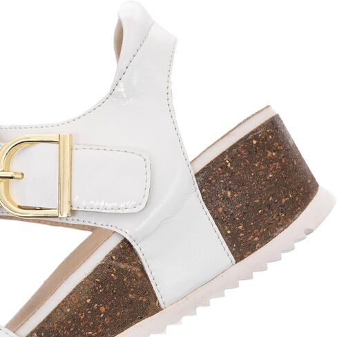 Ara Women's Nova Buckle Sandal ، جلد براءات الاختراع الأسود - 38 مترًا (الولايات المتحدة) in Kuwait