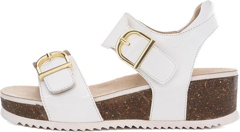 Ara Women's Nova Buckle Sandal ، جلد براءات الاختراع الأسود - 38 مترًا (الولايات المتحدة) in Kuwait