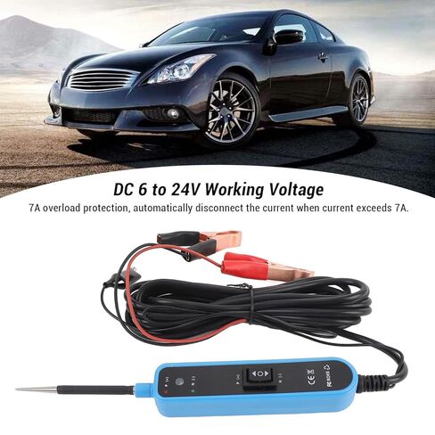 اختبار مسبار دائرة طاقة السيارات العامة ، اختبار الدائرة الكهربائية للسيارة DC6-24V مع حماية تيار 7 أ in Kuwait