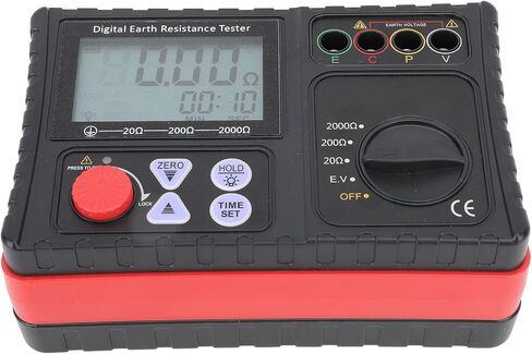Megohmmeter 0 to 20 200 2000ohm Digital Display LCD Backlit High Accuracy Insulation Tester Megohm MeterDigital MegohmmeterInsulation TesterElectronic MegohmmeterMegohm in Saudi Arabia