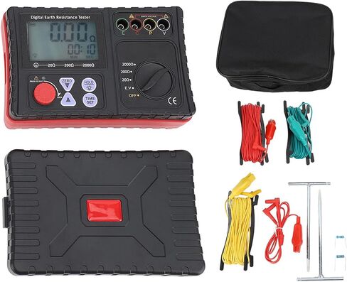 Megohmmeter 0 to 20 200 2000ohm Digital Display LCD Backlit High Accuracy Insulation Tester Megohm MeterDigital MegohmmeterInsulation TesterElectronic MegohmmeterMegohm in Saudi Arabia