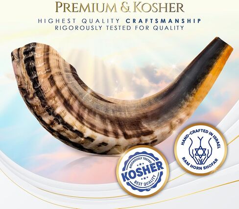 Shofar Horn Instrument – RAM Shofar Angels Musical Instrument (Single, 12-14) in Saudi Arabia