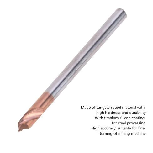 55 HRC Tungsten Steel Spotting Practing مع طلاء ، زاوية 2T 90 درجة لتحويل آلة الطحن ، أداة تحول الدقة ، D4x50x2tx90 ° ، D2X50x2TX90 ° ، D3x50x2TX90 ° (D3*50*2T*90) in Saudi Arabia