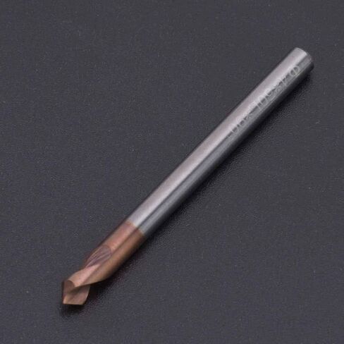 55 HRC Tungsten Steel Spotting Practing مع طلاء ، زاوية 2T 90 درجة لتحويل آلة الطحن ، أداة تحول الدقة ، D4x50x2tx90 ° ، D2X50x2TX90 ° ، D3x50x2TX90 ° (D3*50*2T*90) in Saudi Arabia