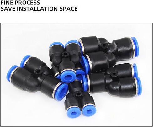 Pneumatic Fittings PY Air Hose Quick Couplings 4mm To 16mm Water Pipe Connector Pneumatic Connection 5Pcs(PY12) in Kuwait