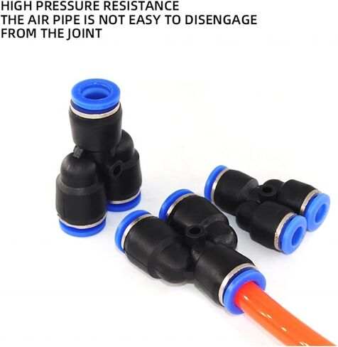 Pneumatic Fittings PY Air Hose Quick Couplings 4mm To 16mm Water Pipe Connector Pneumatic Connection 5Pcs(PY12) in Kuwait