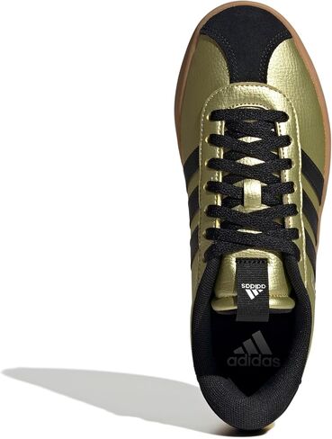 أديداس وايلدز VL Court Sneaker Bold Sneaker ، Alumina/White/Gum ، 5.5 in Kuwait