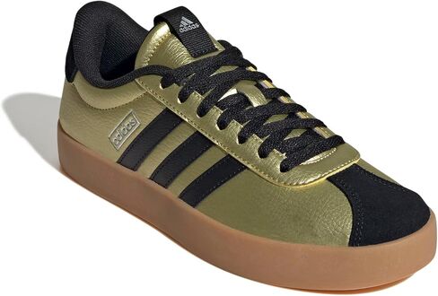 أديداس وايلدز VL Court Sneaker Bold Sneaker ، Alumina/White/Gum ، 5.5 in Kuwait