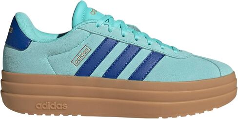 adidas Women's VL Court Bold Sneaker, Alumina/White/Gum, 5.5 in Saudi Arabia
