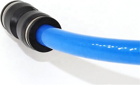 Straight Through Thread Pneumatic Quick PU4/6/8/10mm 1/4 5/16 1/2Air/Water Hose And Tube Connector 2Pcs(PU3/8) in Saudi Arabia