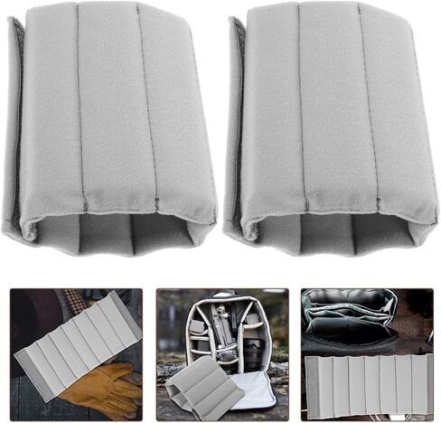 8 Pcs Camera Bag Divider Dividers Baggies Plug Ins Insert for Camera Supply Padded Insert Side Pocket N Gray Suede Roller Partition Universal in Saudi Arabia