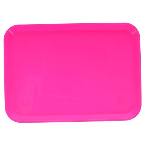 HSB 108150, Set-Up Tray Flat, #B, Ritter, Neon, Pink Plastic, 13-3/8" X 9-5/8" X 7/8", Case of 20 Bags in Saudi Arabia
