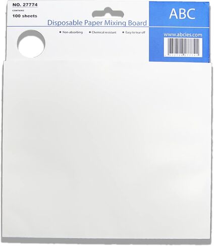 Disposable Paper Mixing Board - 100 Sheets for Contamination Free Body Filler Mixing in Saudi Arabia