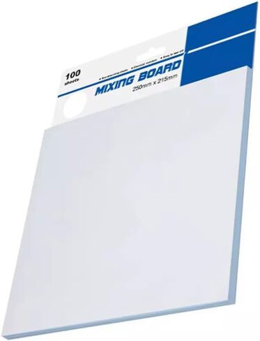 Disposable Paper Mixing Board - 100 Sheets for Contamination Free Body Filler Mixing in Saudi Arabia