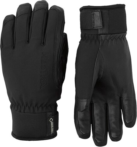 Hestra Alpine Short Gore-Tex Ski Glove, 5-Finger Waterproof Leather Glove for Skiing & Snowboarding in Saudi Arabia