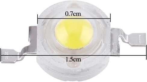 LED Beads,50PCS 1W Highlight High Power SMD Beads Imitation Light Emitting Diode Chips for DIY Lighting Fixtures Patio Decoration(Cool White) in Saudi Arabia