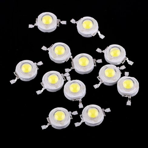LED Beads,50PCS 1W Highlight High Power SMD Beads Imitation Light Emitting Diode Chips for DIY Lighting Fixtures Patio Decoration(Cool White) in Saudi Arabia