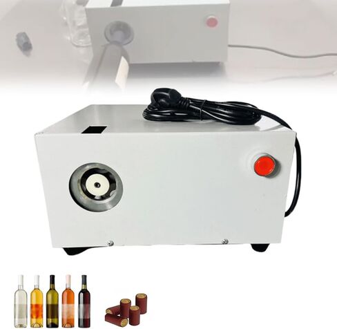 آلة ختم كبسولة النبيذ التجارية ، 250W PVC Capsule Heat Derrinker لغطاء قطر القطر 25-40 مم ، 600 زجاجة/ساعة ختم CAP CAP للمشروبات الكحولية ، والبيرة ، والنبيذ in Kuwait
