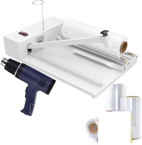 Wrap Sealing Cutting Machine,9 Adjustable Temp,Manual Shrink Wrap Heat Sealing Equipment,for Food Books Boxes Packaging,45cm/17.7" (60cm) in Saudi Arabia