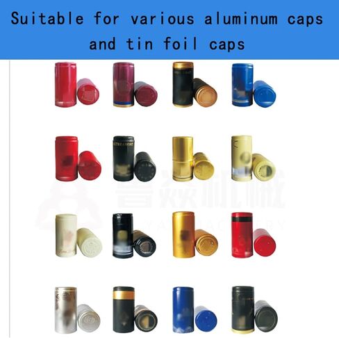 آلة ختم كبسولة النبيذ التجارية ، 250W PVC Capsule Heat Derrinker لغطاء قطر القطر 25-40 مم ، 600 زجاجة/ساعة ختم CAP CAP للمشروبات الكحولية ، والبيرة ، والنبيذ in Kuwait