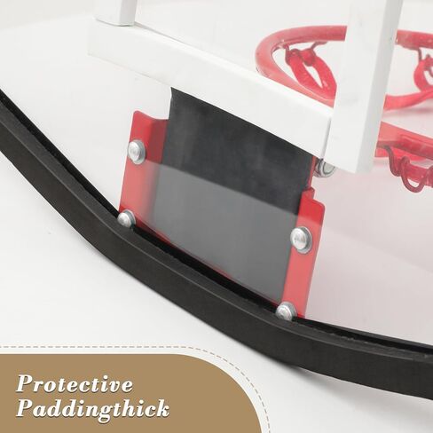 Athena Collection Mini Basketball Hoop Indoor, Over The Door Small Basketball Hoop Backboard with 1 Balls and Pump for Youth and Adults Great for Home Office Dorm Gifts, White in Kuwait