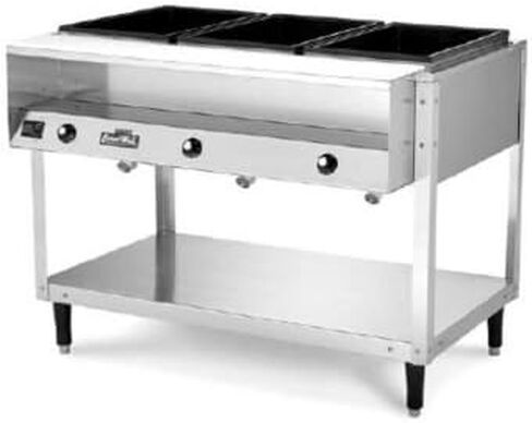 Vollrath 38117 Servewell 300 Stainless Steel 3-Good Food Table ، 2400 واط in Saudi Arabia