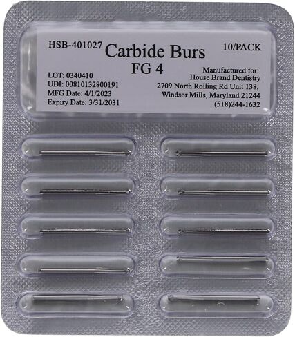 401027 FG Friction Grip #4 Round Carbide Burs 100/PK in Kuwait